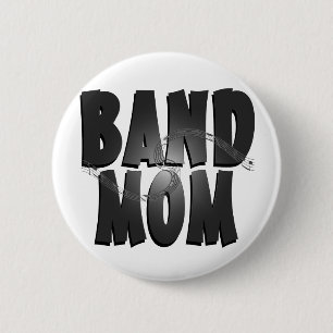 Band Mom Whimsical Ronde Button 5,7 Cm