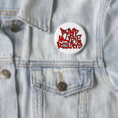 Band Music Rocks Ronde Button 5,7 Cm (In situ)