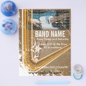 Band Name Music Flyer 3 (Enkel)