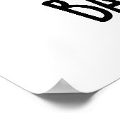 Band-nana Funny Fruit Banana Pun Poster (Hoek)