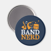 Band Nerd Funny en Cool Marching Band Magneet (Voorkant / Achterkant)