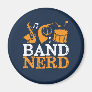 Band Nerd Funny en Cool Marching Band Magneet