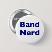 Band Nerd Ronde Button 5,7 Cm (Voorkant /achterkant)
