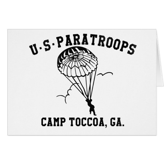Band of Brothers Currahee US Paratrooper Toccoa (Voorkant Horizontaal)