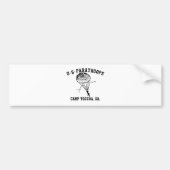 Band of Brothers Currahee US Paratrooper Toccoa Bumpersticker (Voorkant)