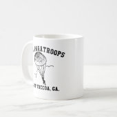 Band of Brothers Currahee US Paratrooper Toccoa Koffiemok (Voorkant links)