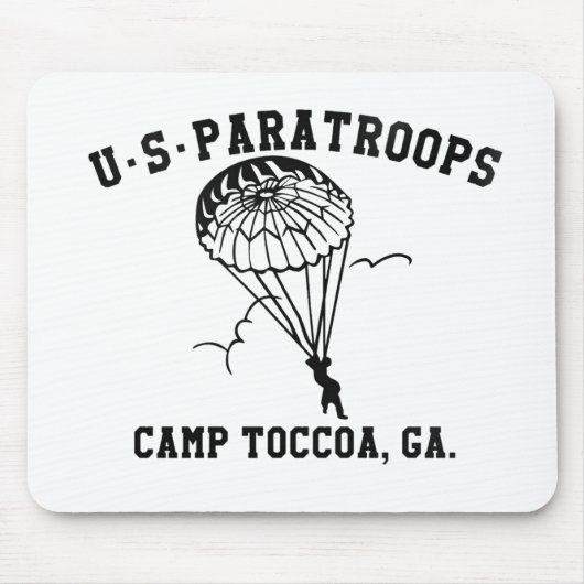 Band of Brothers Currahee US Paratrooper Toccoa Muismat (Voorkant)