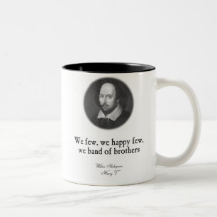 "Band of Brothers"-Mok met twee tonaliteiten Tweekleurige Koffiemok