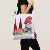 Band of Gnomes on a Tote Bag (Dichtbij)