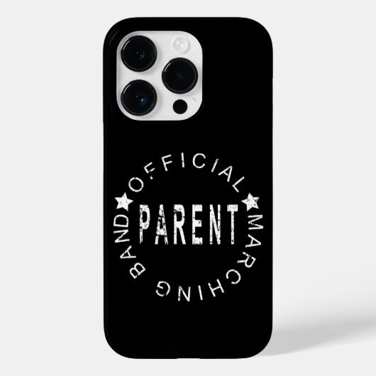 Band Officiële Marching Parent Case-Mate iPhone Case (Achterkant)