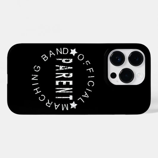 Band Officiële Marching Parent Case-Mate iPhone Case (Achterkant (horizontaal))