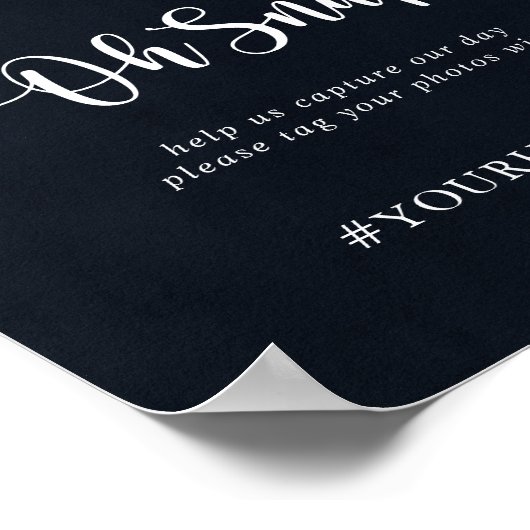 Band Oh Snap Rustic String Lights Sign Poster (Hoek)