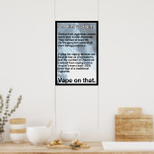 Band op dat informatieve Poster (Keuken)