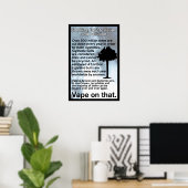 Band op dat informatieve Poster (Thuiskantoor)