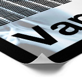 Band op dat informatieve Poster (Hoek)