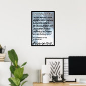 Band op dat informatieve Poster (Thuiskantoor)