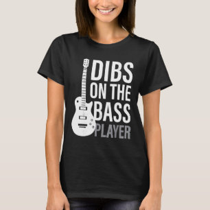 Band op de bas van de vrouw t-shirt