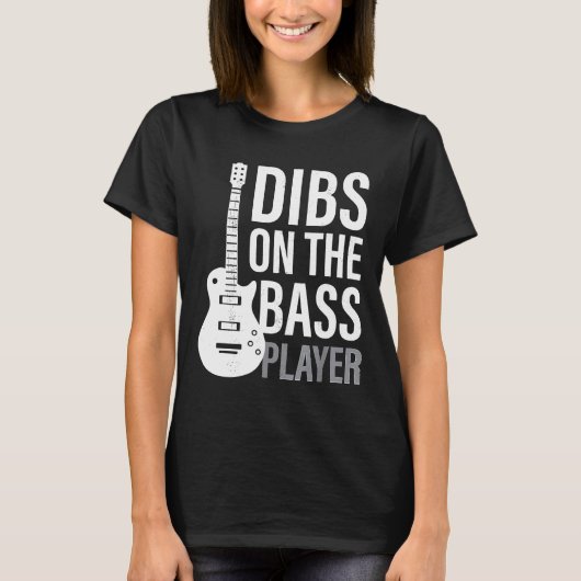Band op de bas van de vrouw t-shirt (Voorkant)