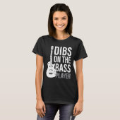 Band op de bas van de vrouw t-shirt (Voorkant volledig)
