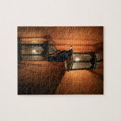 Band op de nachtlantaarn legpuzzel (Horizontaal)