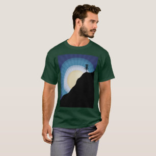 Band op een berg t-shirt