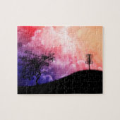 Band op een heuvel legpuzzel (Horizontaal)