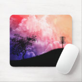 Band op een heuvel muismat (Met muis)