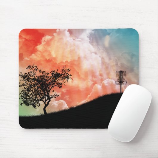 Band op een heuvel muismat (Met muis)