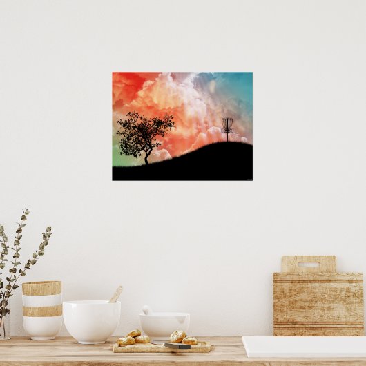 Band op een heuvel poster (Keuken)