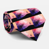 Band op een heuvel stropdas (Opgerold)