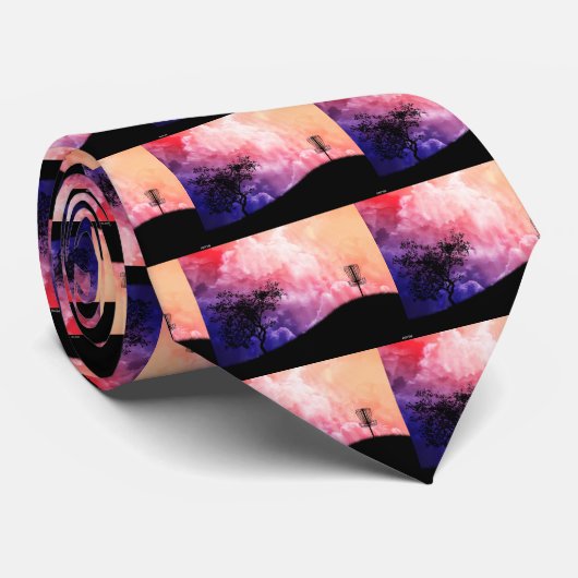 Band op een heuvel stropdas (Opgerold)