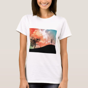 Band op een heuvel t-shirt