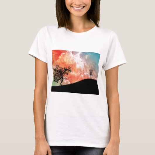 Band op een heuvel t-shirt (Voorkant)