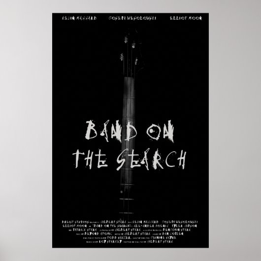 Band op het Poster van het Onderzoek (Voorkant)