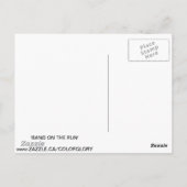 BAND OP HET RUN BRIEFKAART (Achterkant)