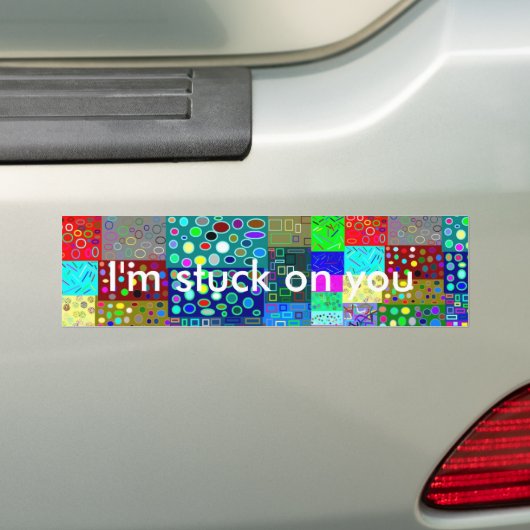 Band op je bumpersticker (Op auto)