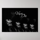 Band op Man blaasend roken Poster (Voorkant)