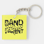 Band Ouder Muzieknoten Sleutelhanger (Achterkant)