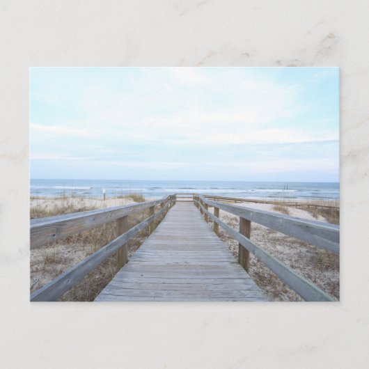 Band over Beach tot Zee Briefkaart (Voorkant)
