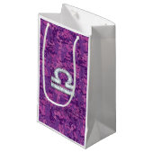 Band over Fuchsia Digital Camo Klein Cadeauzakje (Voorkant Gekanteld)