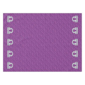 Band over Fuchsia Digital Camo Tafelkleed (Voorkant (Horizontaal))