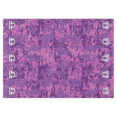 Band over Fuchsia Digital Camo Tafelkleed (Voorkant (Horizontaal))
