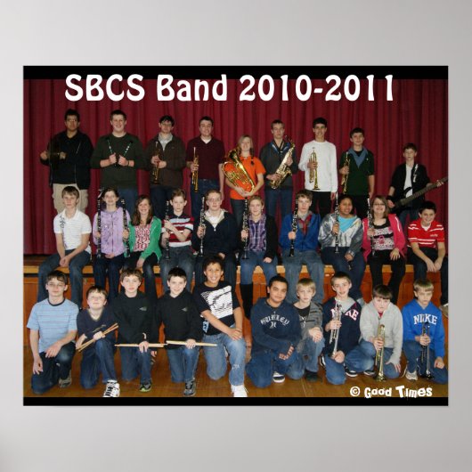 Band Poster 2010-2011 (Voorkant)