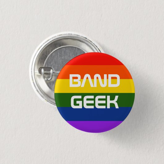 Band Pride Ronde Button 3,2 Cm (Voorkant /achterkant)