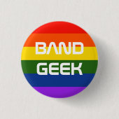 Band Pride Ronde Button 3,2 Cm (Voorkant)