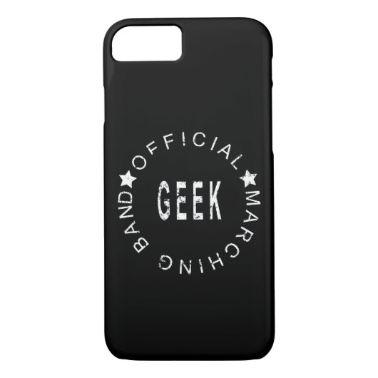 Band Quote Officiële markering Band Geek Case-Mate iPhone Case (Achterkant)