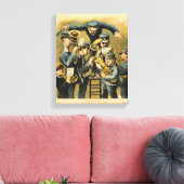 Band-repetitie Canvas Afdruk (Insitu (Woonkamer))