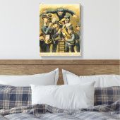 Band-repetitie Canvas Afdruk (Insitu (Slaapkamer))