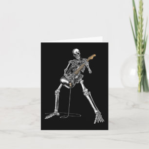 Band Rock and Roll gitaren voor Men Band T-shirt Kaart
