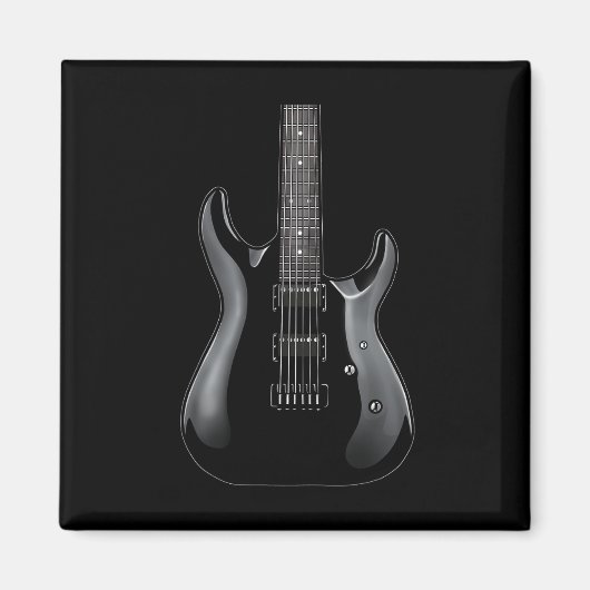 Band Rock and Roll Guitars voor Men Band T-shirt 1 Magneet (Voorkant)